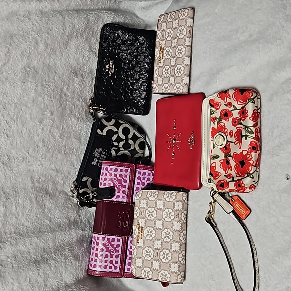 COACH AND KATE SPADE WRISLET AND WALLETS